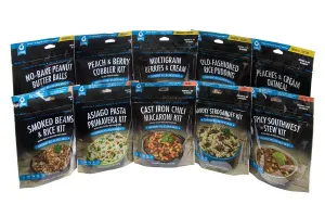 Bannock Mega Sample Kit - Camping Meals (10 Pouches)