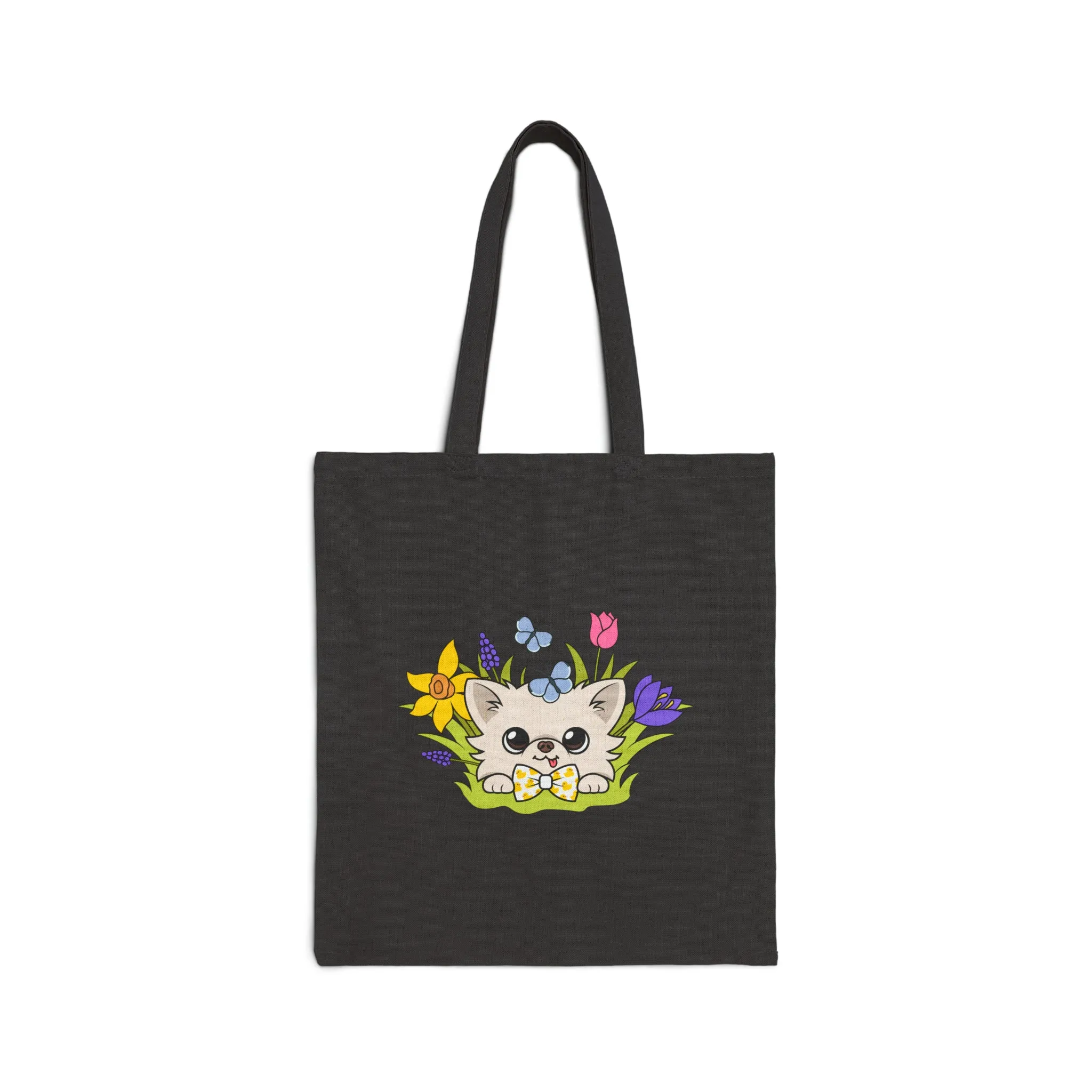 Cedric and Maya Spring Garden Tour Cotton Tote