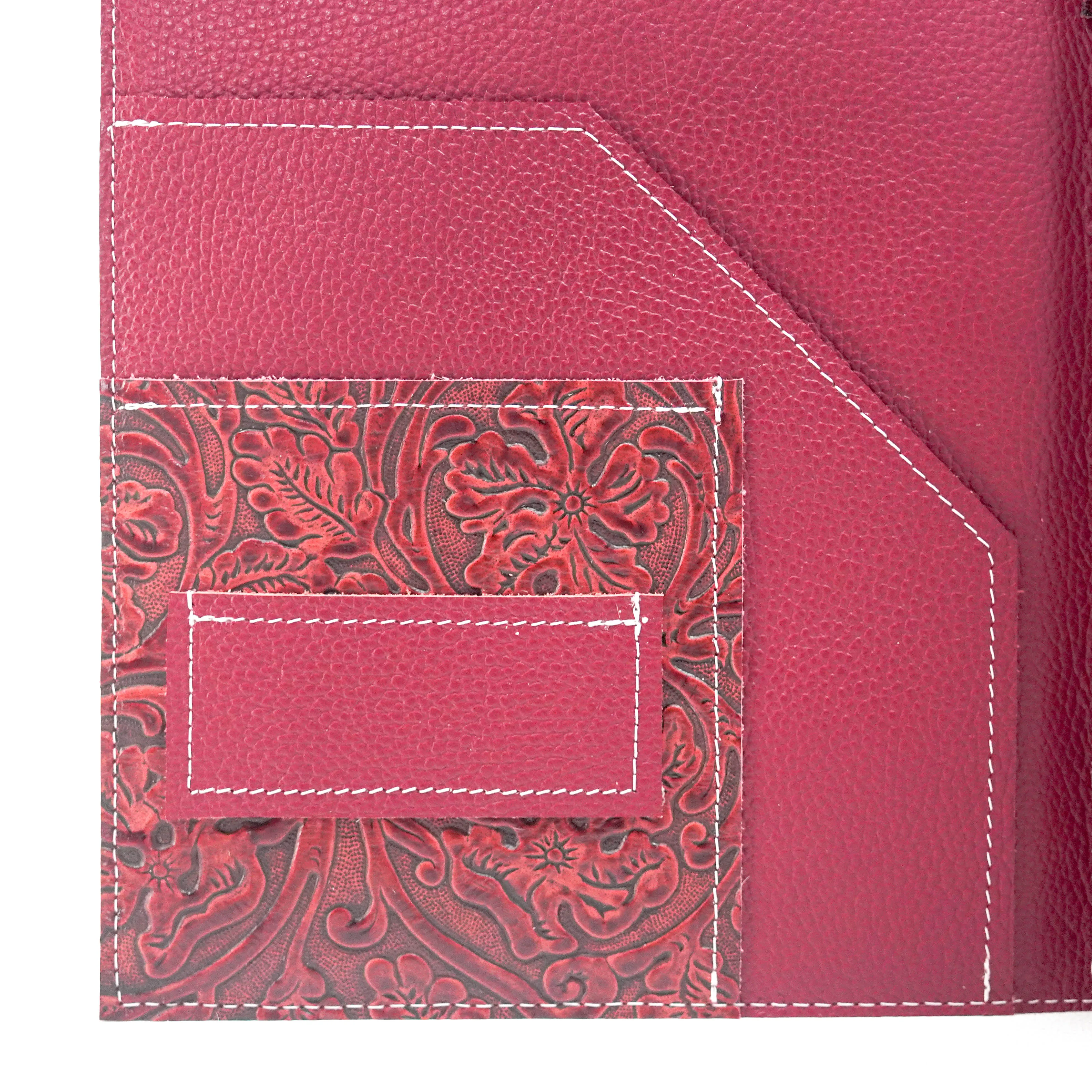 Large Notepad Cover - Light Brindle w/ Red Tool