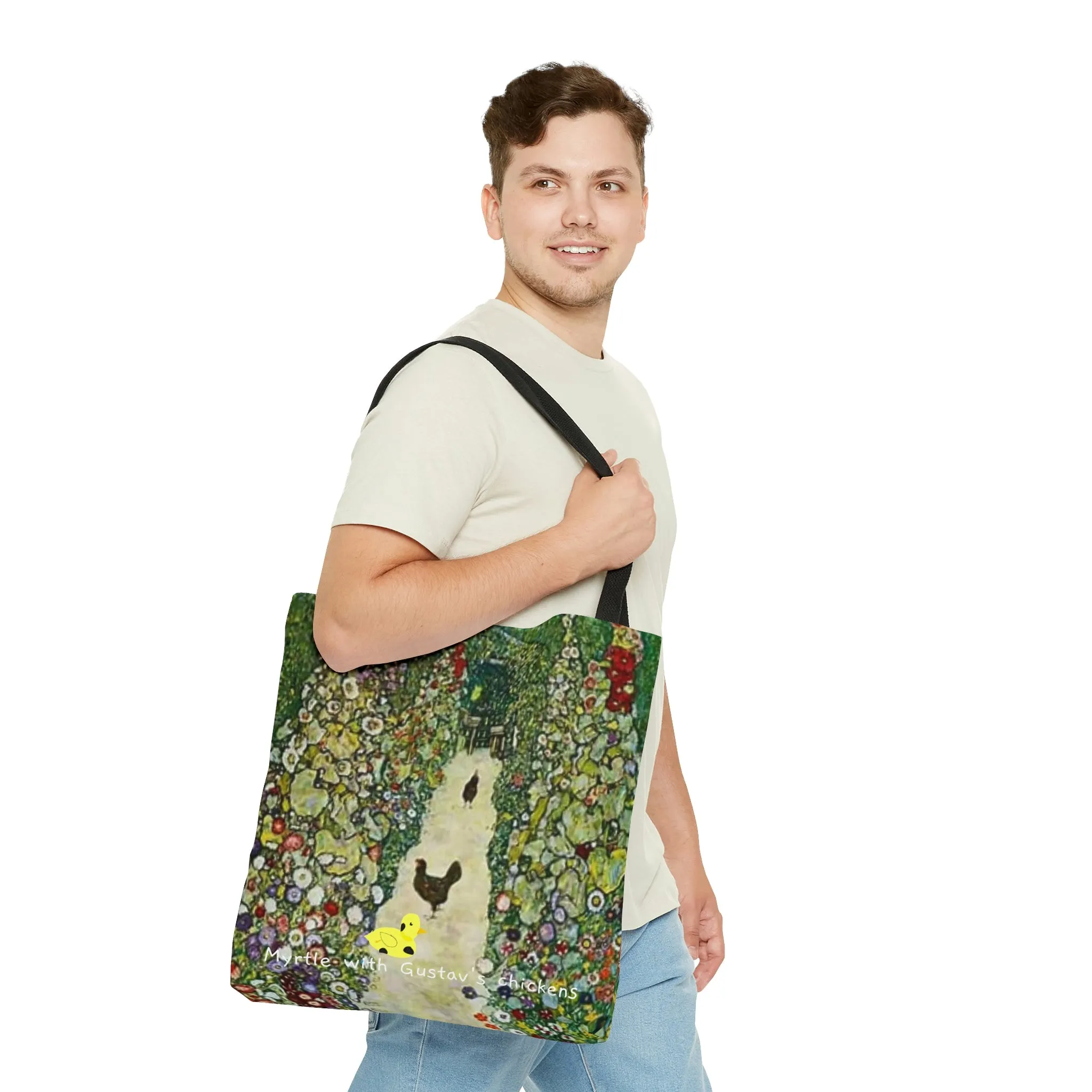 Myrtle and Gustav's Chickens by DB Tote Bag