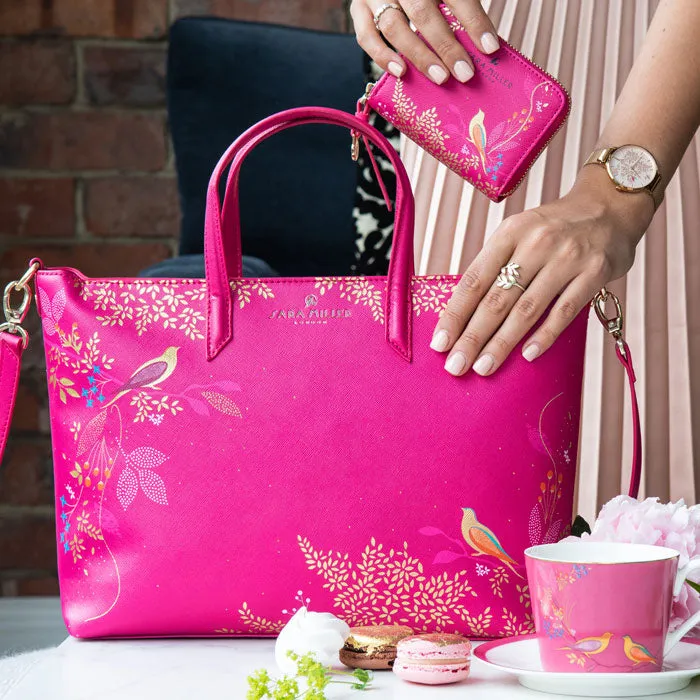 Pink Birds Medium Tote