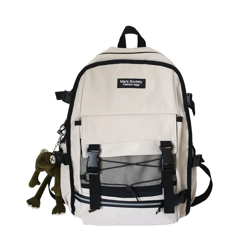"FOUR COLORS MESH BUTTONED" BACKPACK N030404