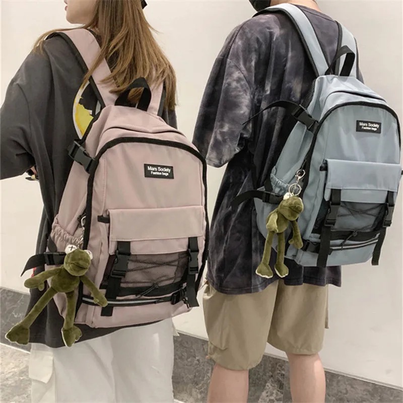 "FOUR COLORS MESH BUTTONED" BACKPACK N030404