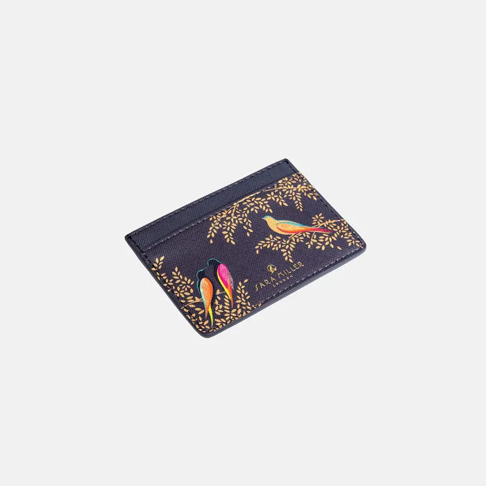 Smokey Blue Birds Card Holder