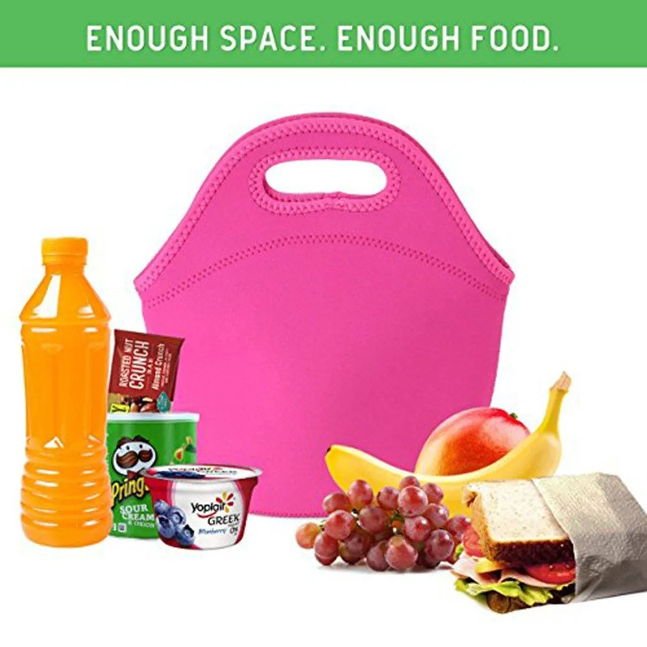 Venvex Insulated Neoprene Reusable Lunch Tote Bag
