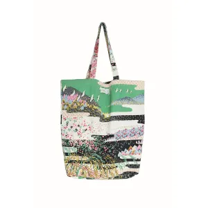 White Spring Canvas Tote